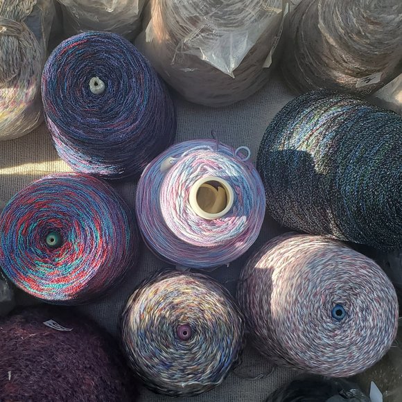 Bramwell, Silk City, Harmony Design Individual Or Bulk Of 34 Ply Yarn For Machinehand